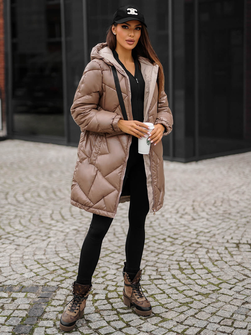 Damen Jacke Camel OZONEE JS/5M3189/84Z