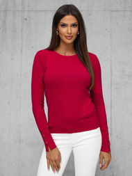 Damen Pullover Weinrot OZONEE JS/8004/5