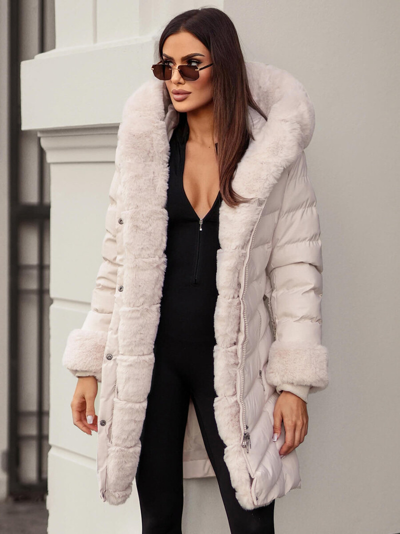 Damen Jacke Ecru OZONEE JS/5M3156/254Z