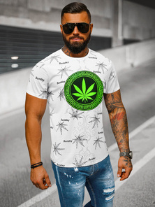 Herren T-shirt Weiß OZONEE O/T139/1