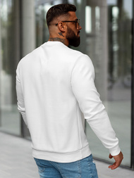 Herren Sweatshirt Weiß OZONEE O/P2027Z