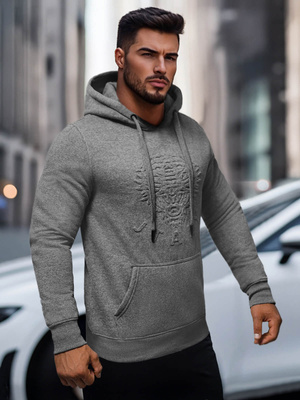 Herren Kapuzenpullover Anthrazit OZONEE NB/MF2012Z
