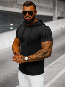 Herren T-shirt Schwarz OZONEE JS/8T89/3