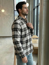 Herren Hemd Grau OZONEE V/V172Z