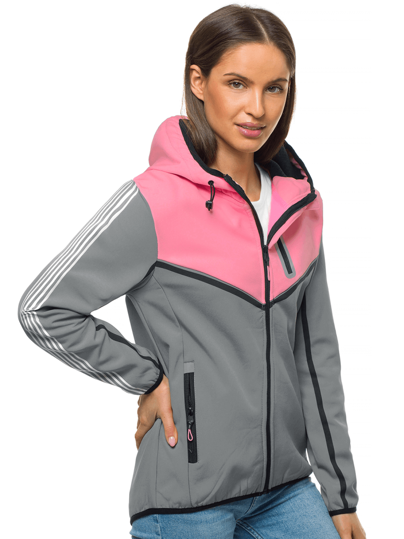 Damenjacke Softshell Grau OZONEE JS/KSW6006