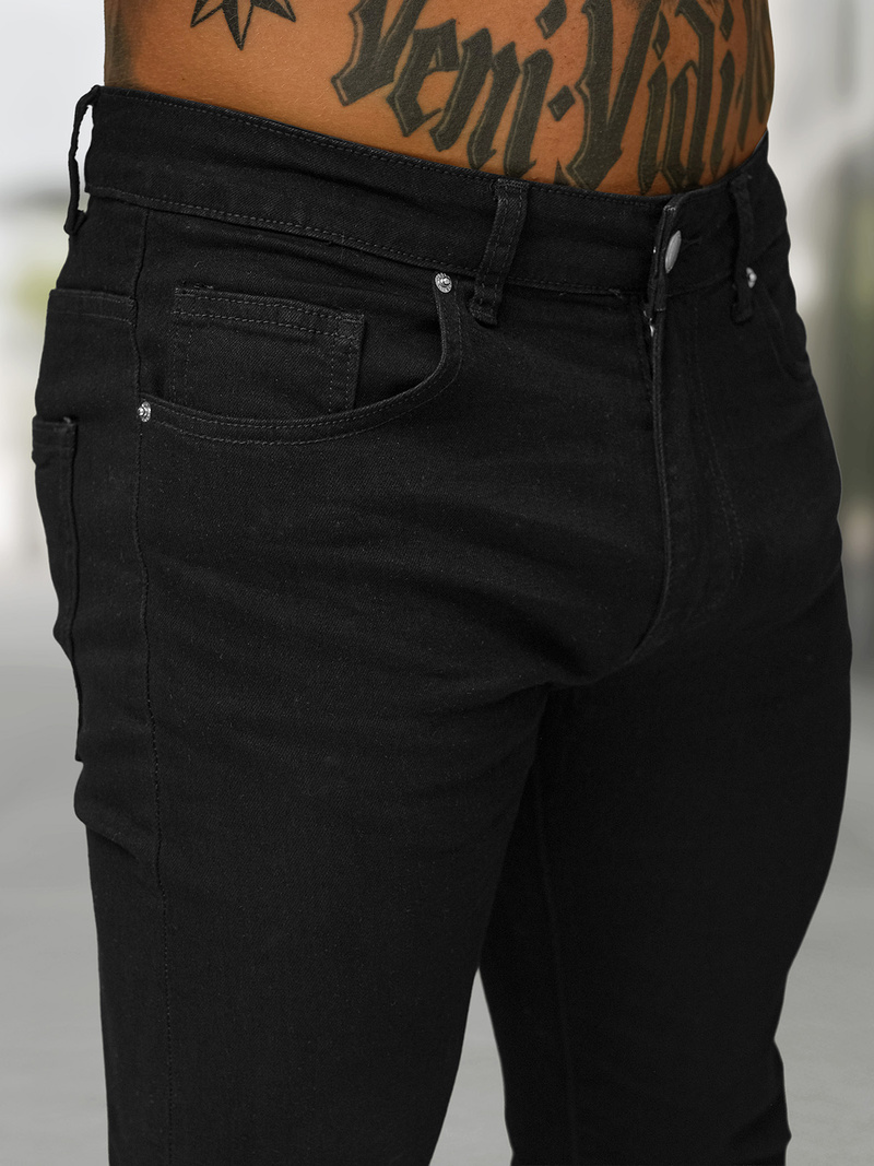 Herren Jeanshose Schwarz OZONEE BL/JK885