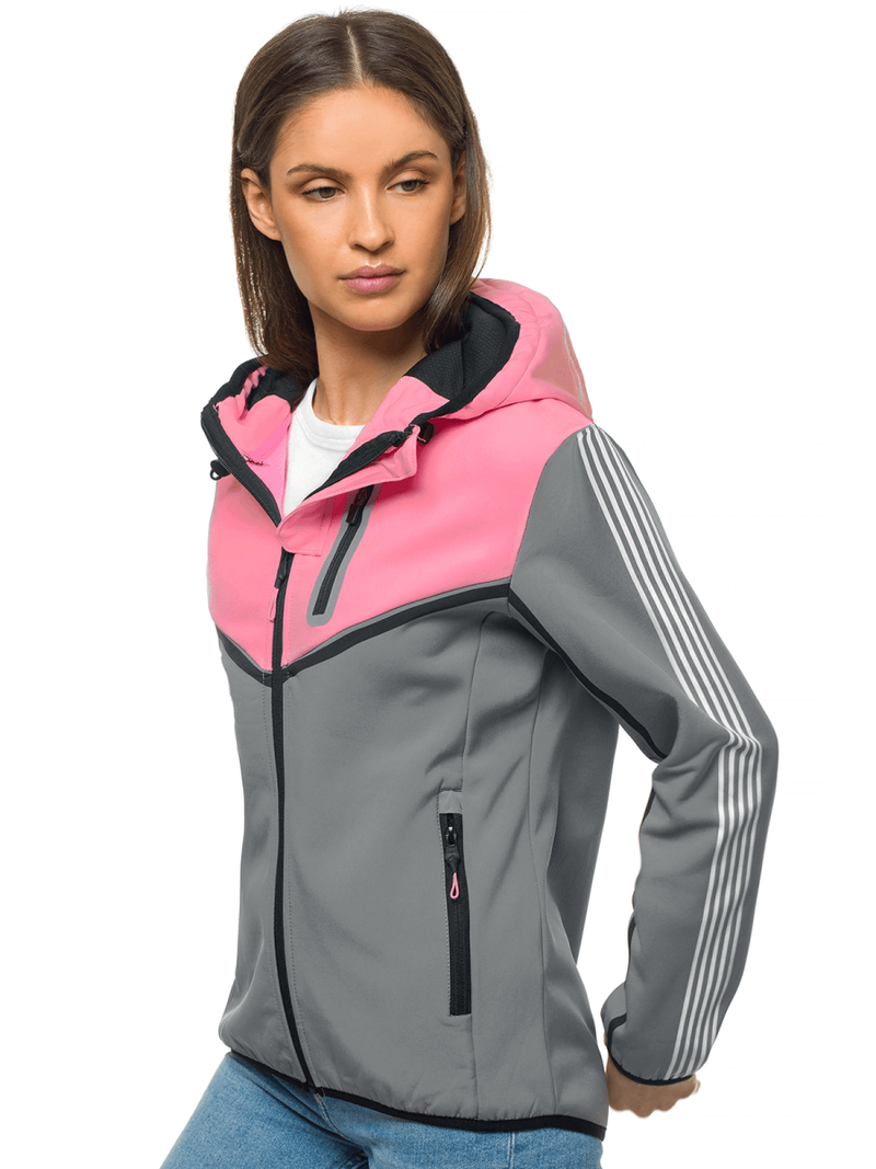 Damenjacke Softshell Grau OZONEE JS/KSW6006