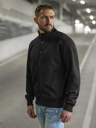 Herren Sweatjacke Schwarz OZONEE JS/2002Z
