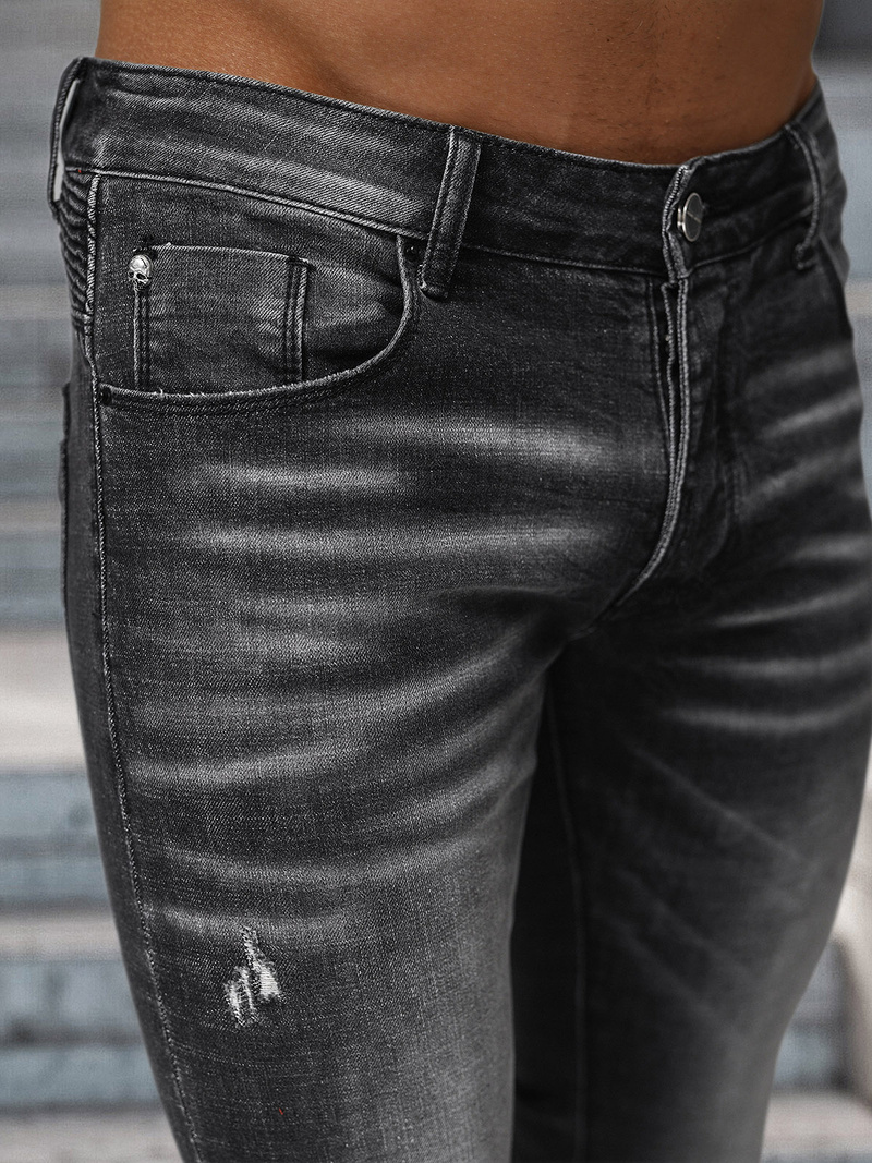 Herren Jeanshose Schwarz OZONEE NB/MP0070N