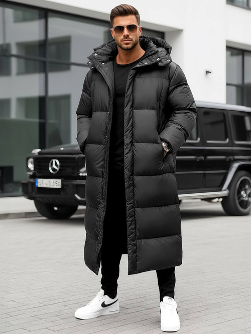 Herren Winterjacke Schwarz OZONEE O/M3202Z