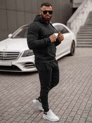 Herren Sportanzug Schwarz OZONEE JS/68C10381/3Z