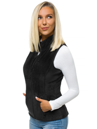 Damen Weste Schwarz OZONEE JS/HH003/1