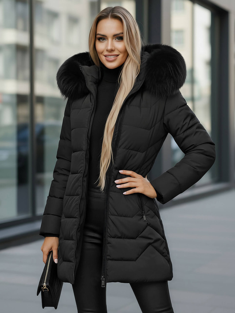 Damen Jacke Schwarz OZONEE JS/16M9121/392Z