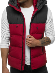 Herren Weste Weinrot OZONEE JB/JP1189/3