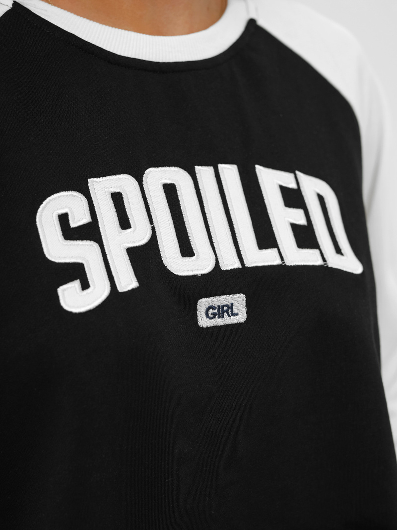 Zweiteiliges Trainingsanzug-Set Schwarz-Weiß OZONEE JS/M58631AB