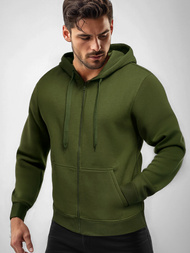 Herren Kapuzenpullover Khaki OZONEE JS/2008