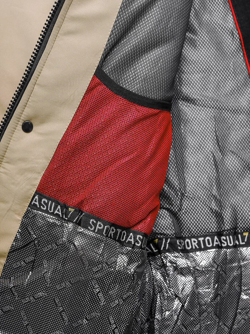 Herren Winterjacke Beige OZONEE JS/22M322/62