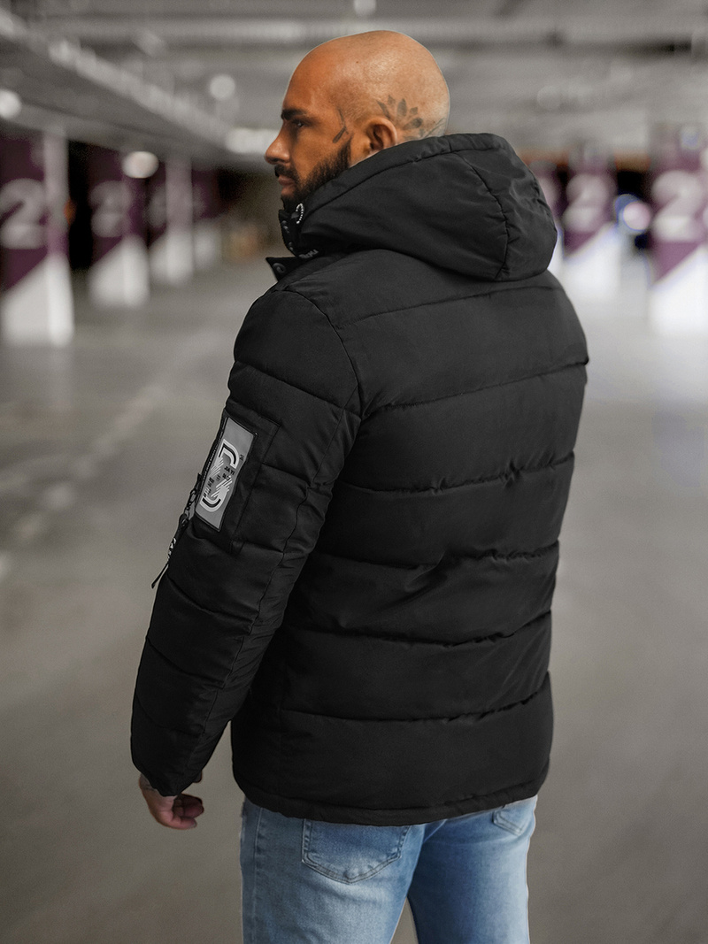 Herren Jacke Schwarz OZONEE JS/57M7503/392