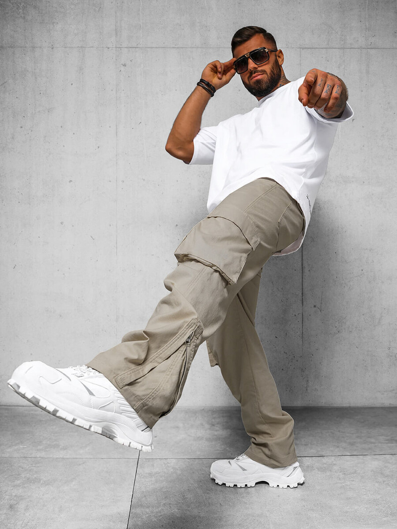 Herren Hose Grau OZONEE O/G3016Z