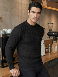 Herren Pullover Schwarz OZONEE JS/59B3610/3