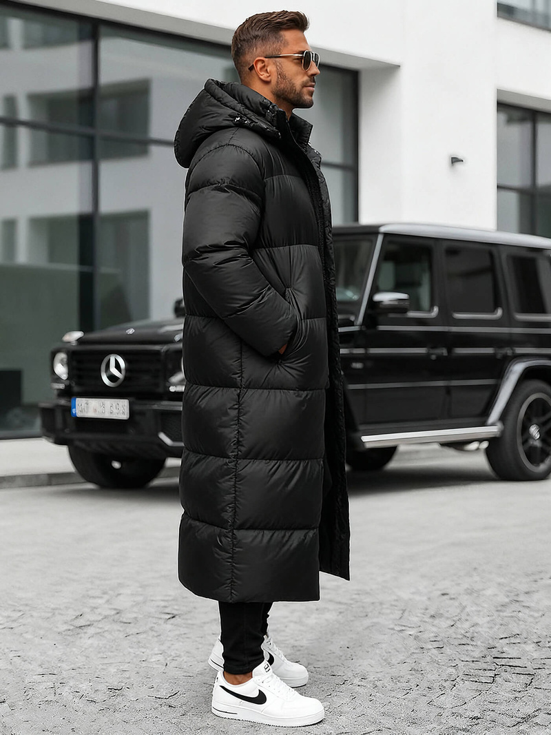 Herren Winterjacke Schwarz OZONEE O/M3202Z