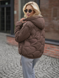 Damen Jacke Schokolade OZONEE JS/5M3336/158Z