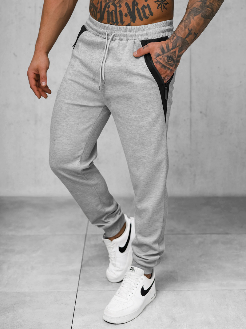 Herren Sporthose Grau OZONEE JS/15K1813/2