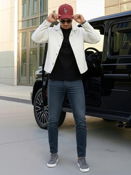 Herren Jeanshose Dunkelblau OZONEE O/JK2895AZ