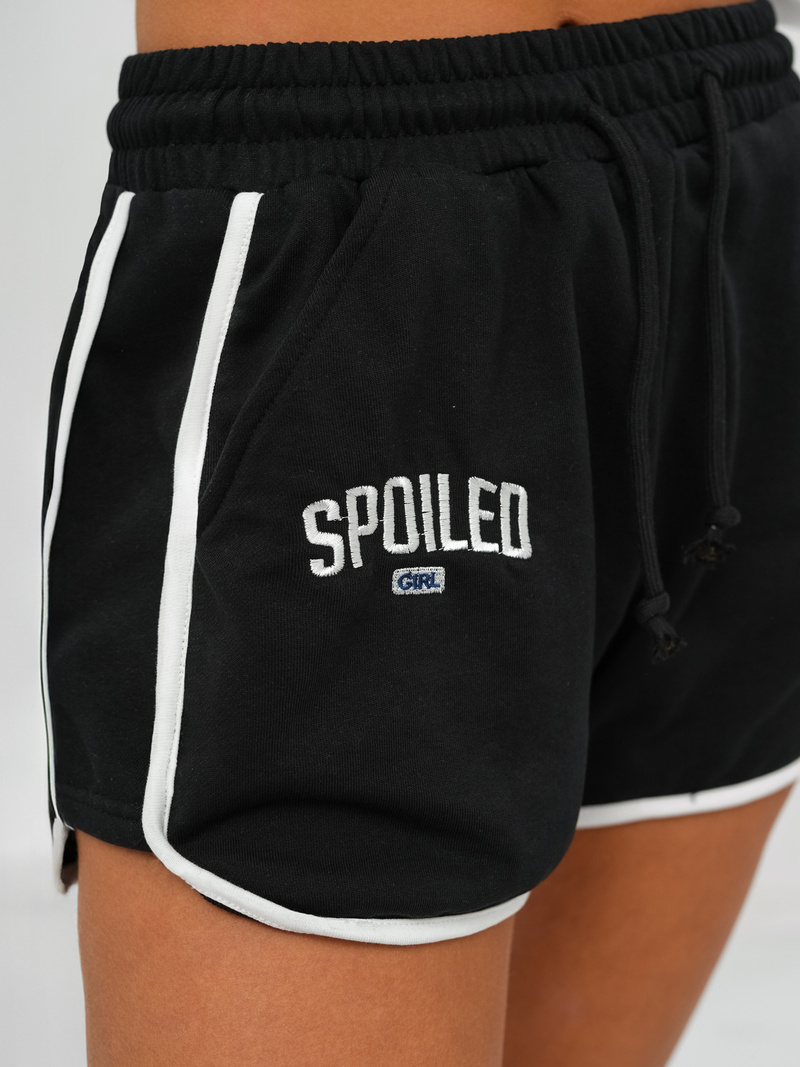 Zweiteiliges Trainingsanzug-Set Schwarz-Weiß OZONEE JS/M58631AB