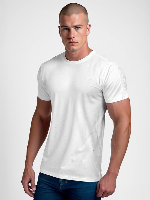 Herren T-shirt Weiß OZONEE O/QQ1388Z