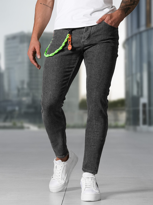 Herren Jeanshose Anthrazit OZONEE NB/MP0191G