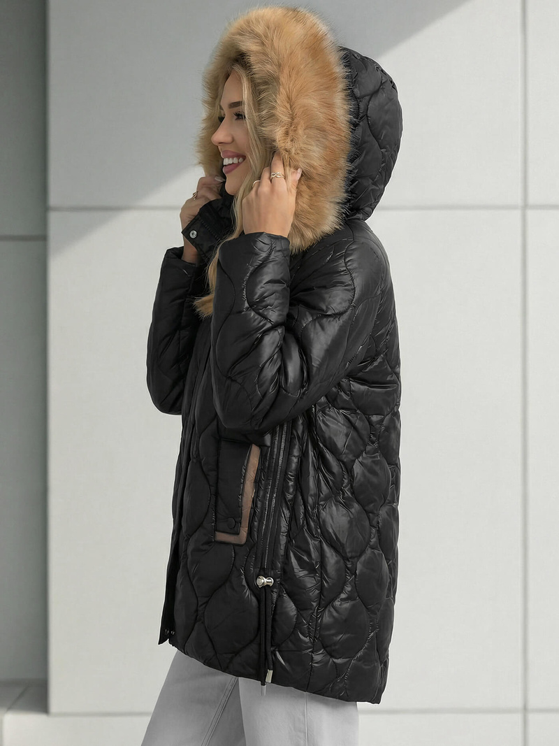 Damen Jacke Schwarz OZONEE O/5M3226/392Z