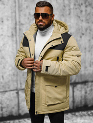 Herren Winterjacke Beige OZONEE JS/22M322/62