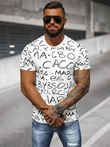 Herren T-shirt Weiß OZONEE JS/8T1213/1