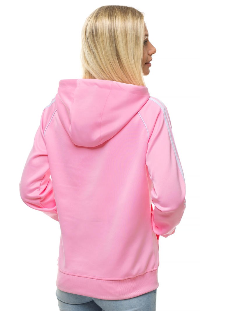 Damen Kapuzenpullover Hellrosa OZONEE JS/JK88117/20