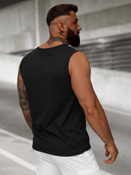 Herren Tank Top Schwarz OZONEE JS/8B1717/3Z