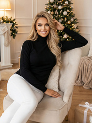 Damen pullover Schwarz OZONEE JS/8003/9Z