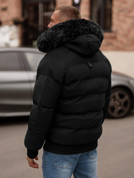 Herren Winterjacke Schwarz OZONEE O/M798Z