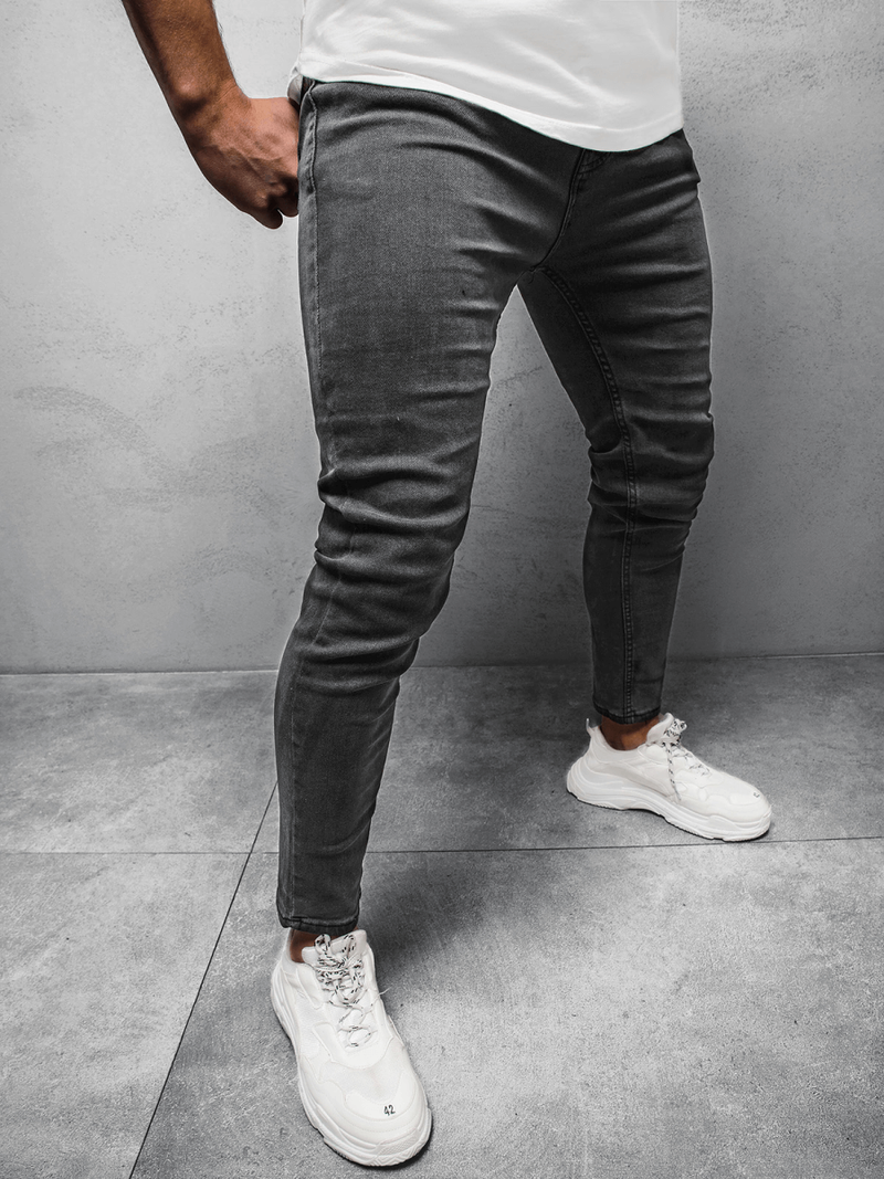 Herren Jeanshose Schwarz OZONEE DP/696/1