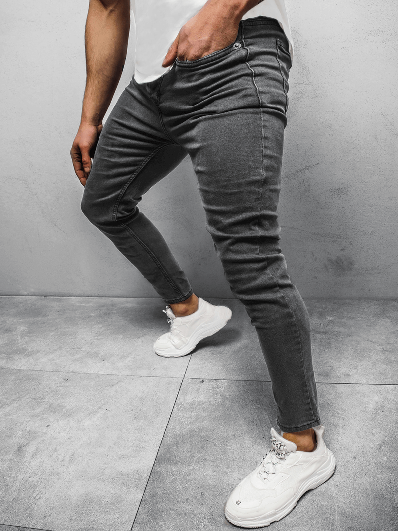 Herren Jeanshose Schwarz OZONEE DP/696/1