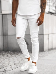 Herren Jeanshose Weiß OZONEE E/5391/01Z