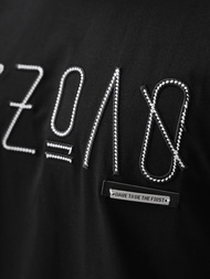 Herren T-shirt Schwarz OZONEE O/QQ1185