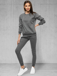 Damen Trainingsanzug Anthrazit OZONEE 17