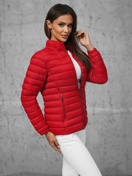 Damen Jacke Rot OZONEE JS/16M9101/270