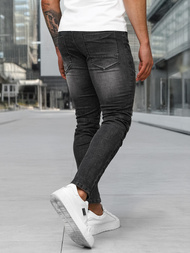 Herren Jeanshose Schwarz OZONEE NB/MP0142NZ