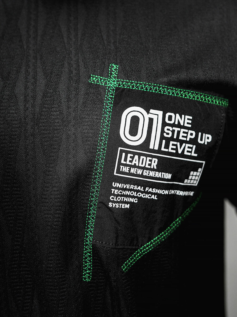 Herren T-shirt Schwarz OZONEE O/3C333