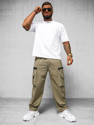 Herren Hose Dunkelbeige OZONEE O/PS5526