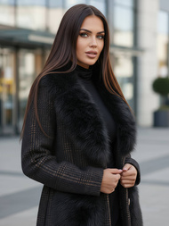 Damen Mantel Schwarz OZONEE JS/53M5200/1Z