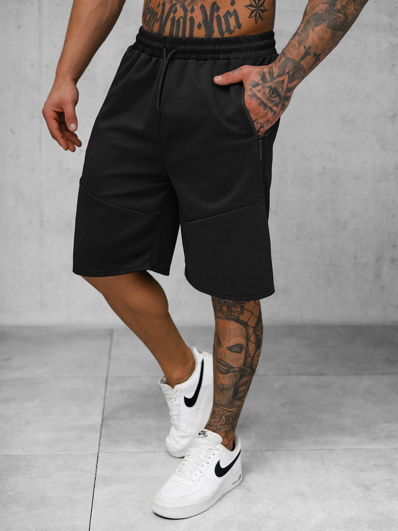 Herren Sportshorts Schwarz OZONEE JS/15K1822/3