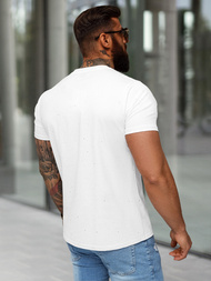 Herren T-shirt Weiß OZONEE O/QQ1390
